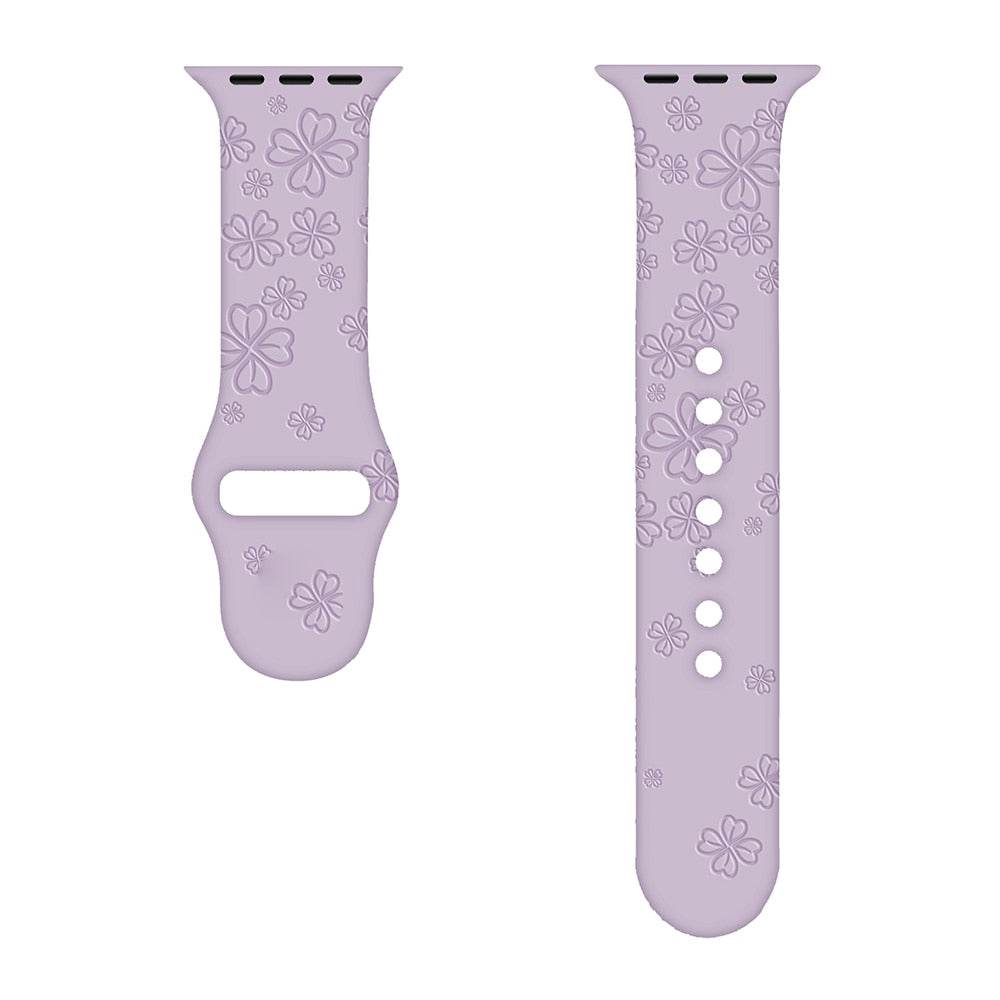 Engraved Silicone Loop for Apple Watch - Vox Megastore