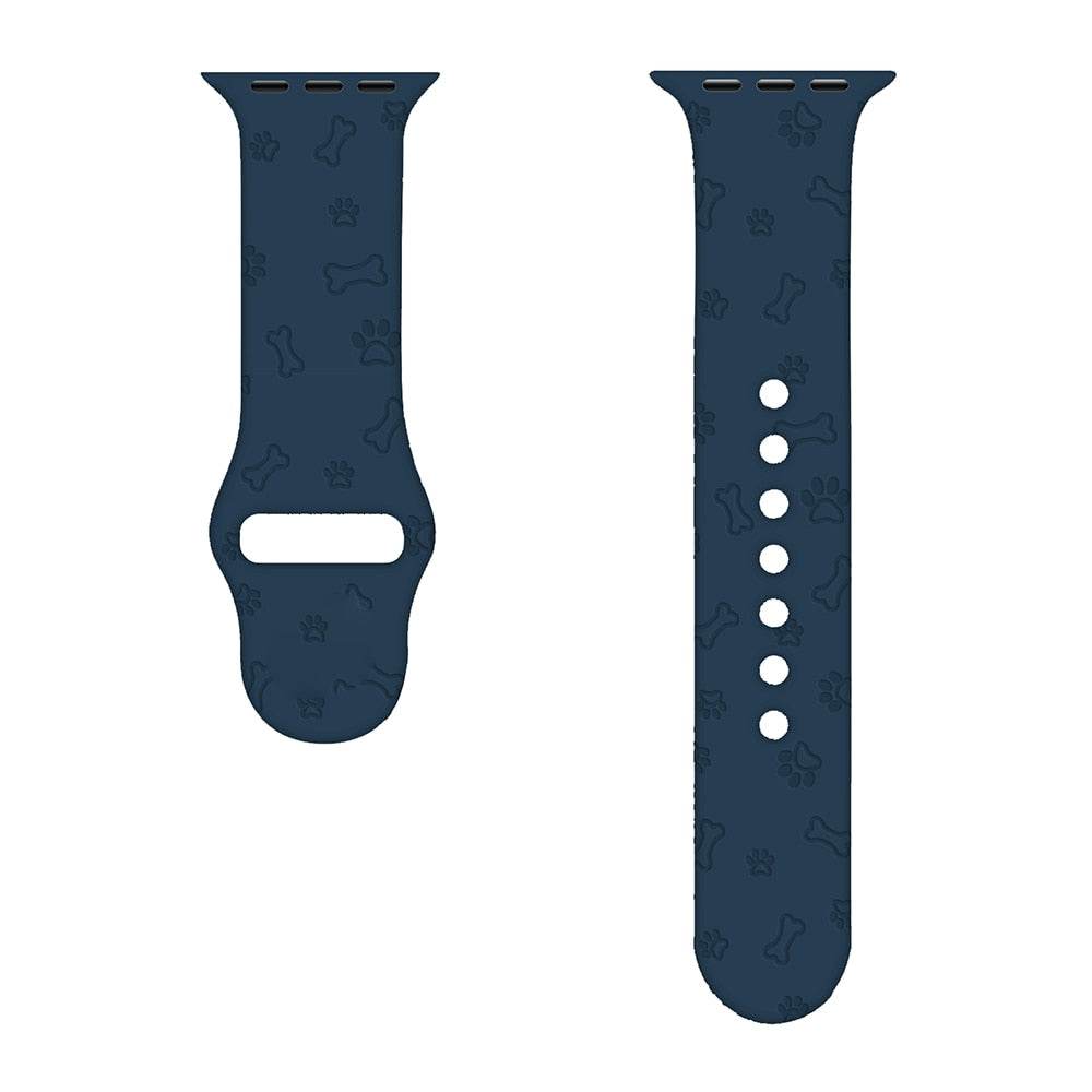 Engraved Silicone Loop for Apple Watch - Vox Megastore
