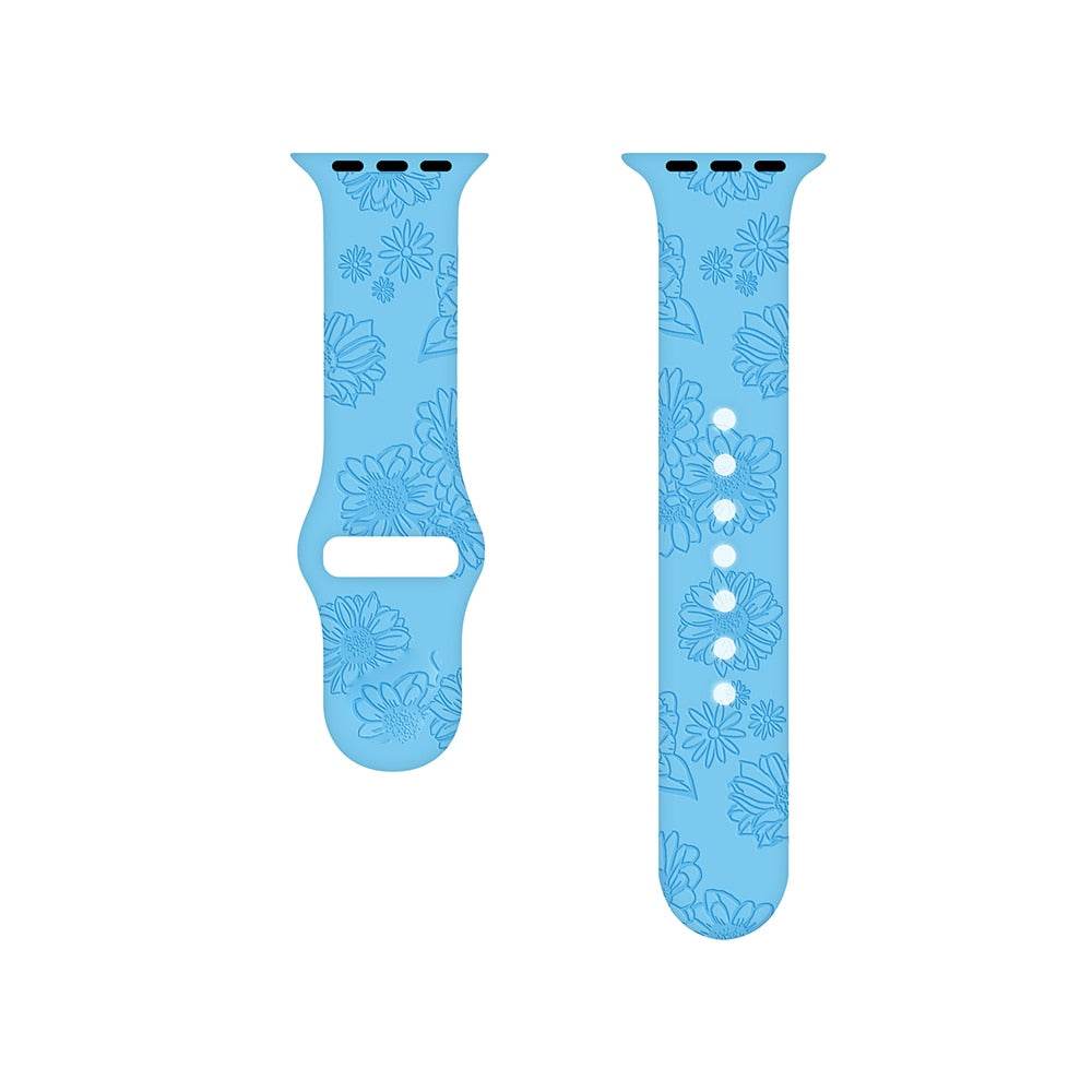 Engraved Silicone Loop for Apple Watch - Vox Megastore