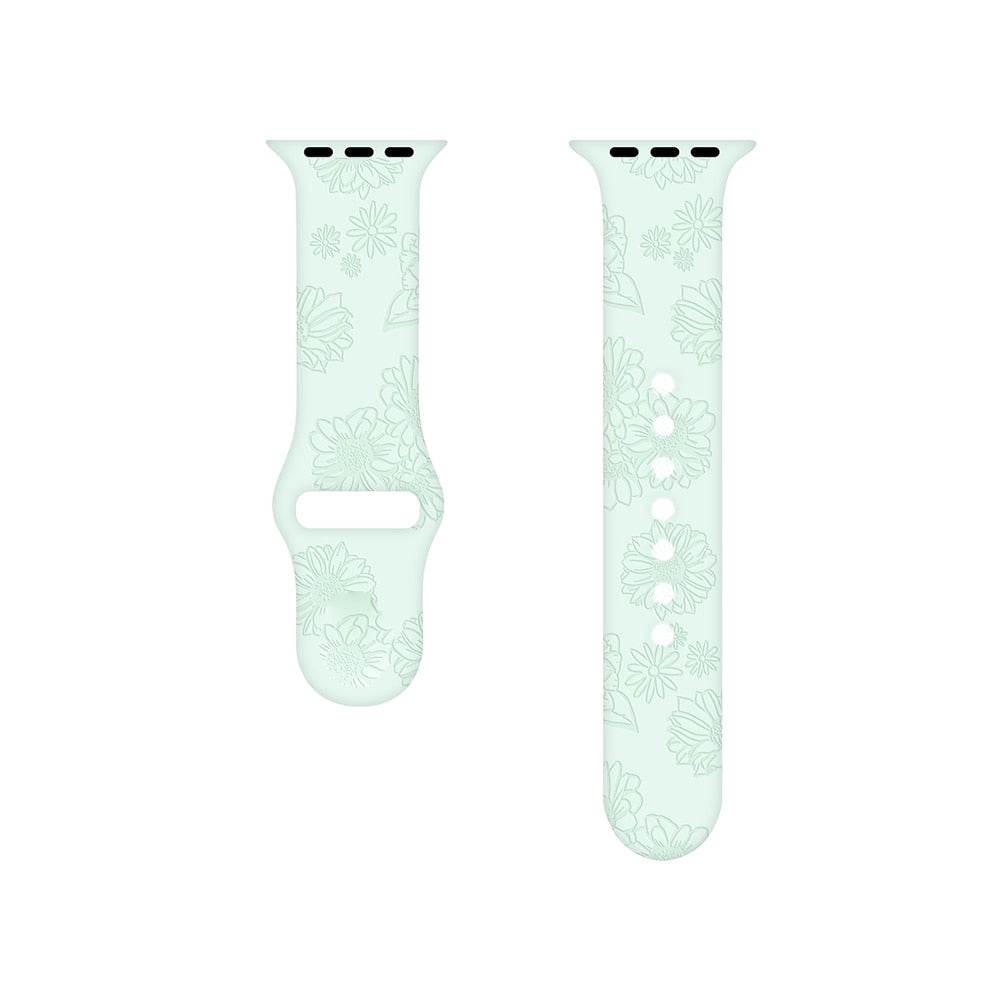 Engraved Silicone Loop for Apple Watch - Vox Megastore