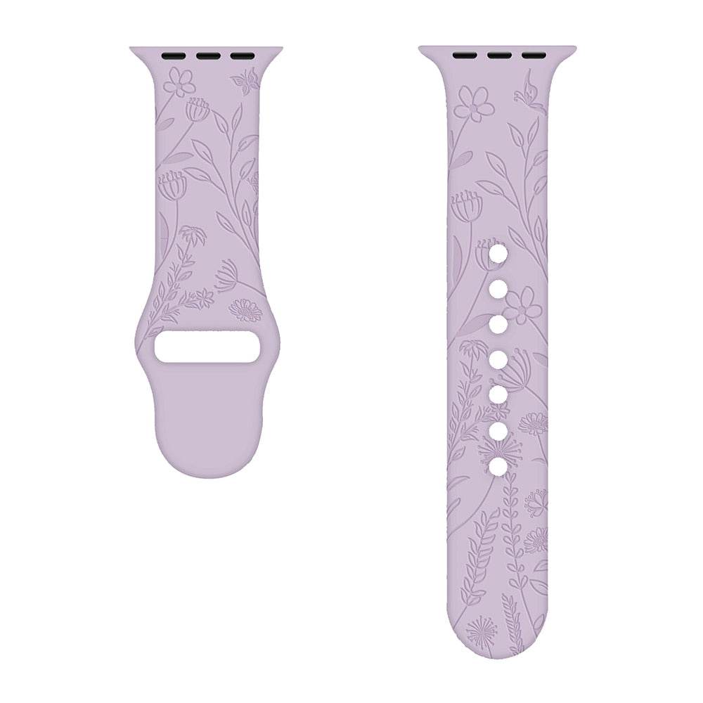 Engraved Silicone Loop for Apple Watch - Vox Megastore