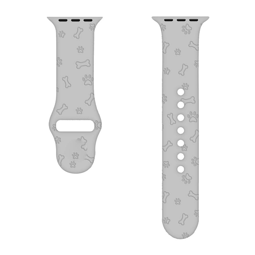 Engraved Silicone Loop for Apple Watch - Vox Megastore