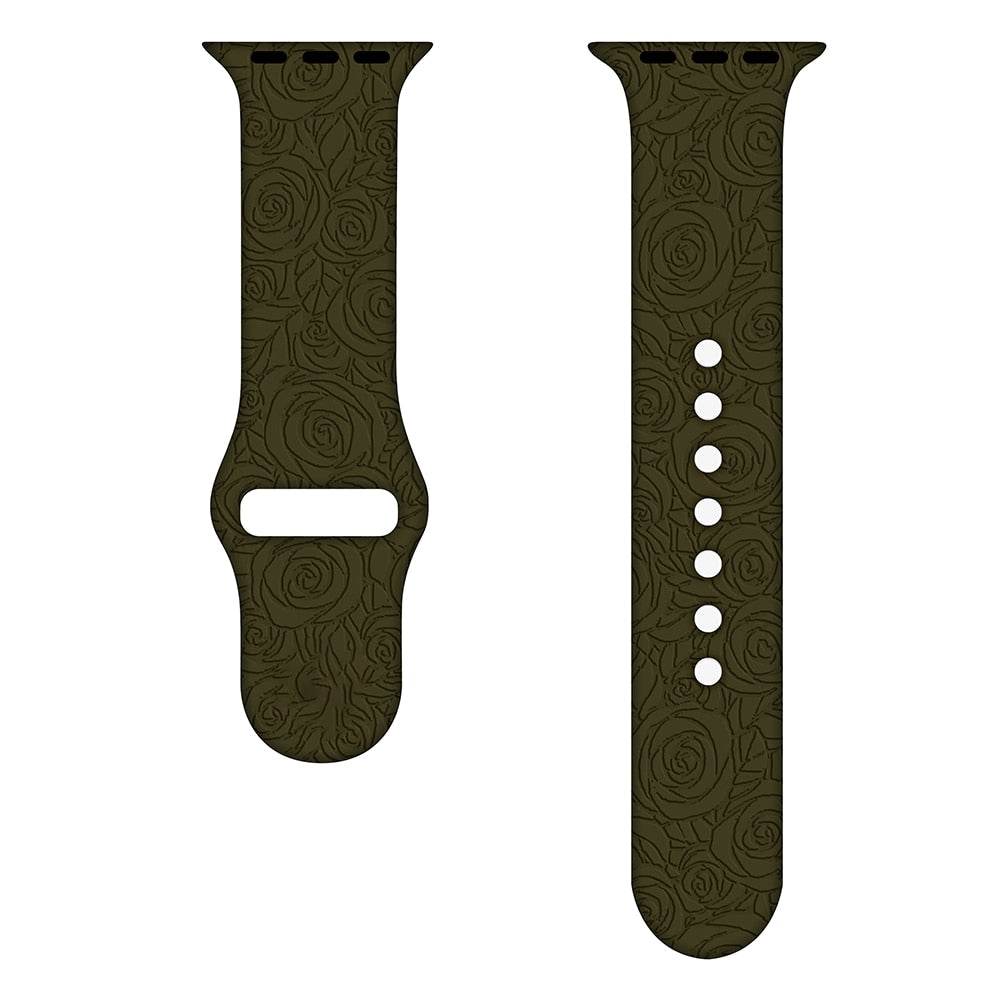 Engraved Silicone Loop for Apple Watch - Vox Megastore
