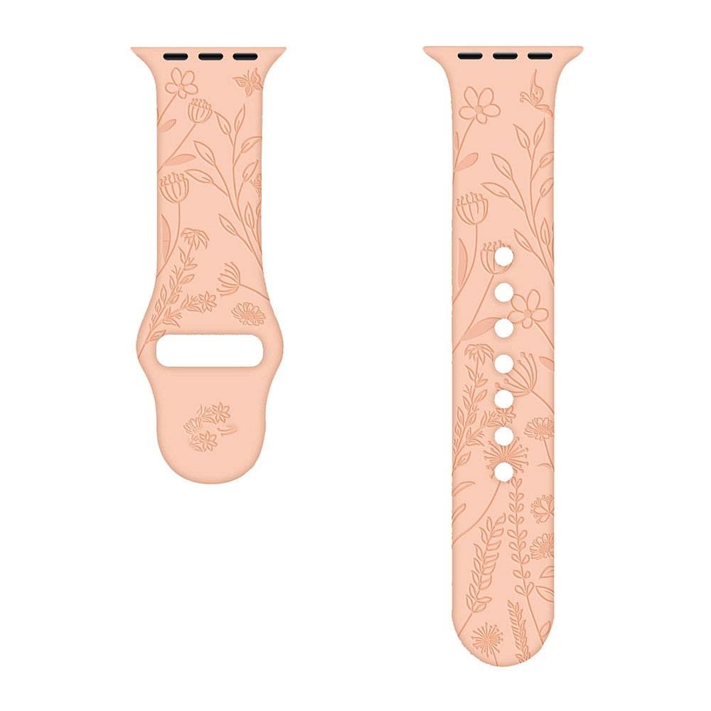 Engraved Silicone Loop for Apple Watch - Vox Megastore