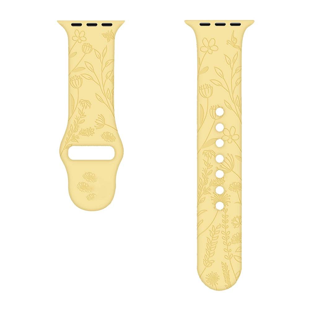 Engraved Silicone Loop for Apple Watch - Vox Megastore