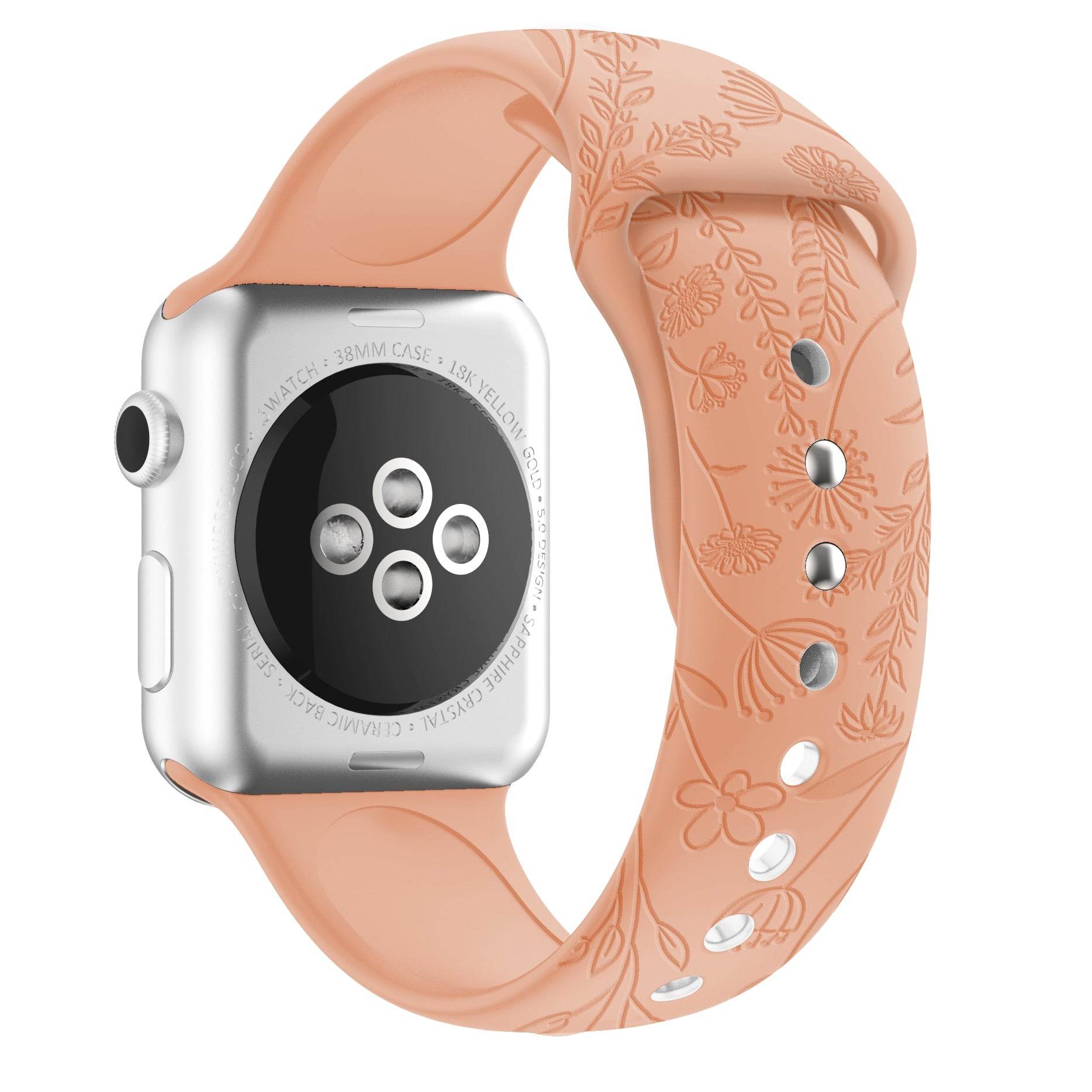 Engraved Silicone Loop for Apple Watch - Vox Megastore