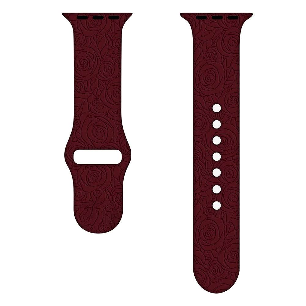 Engraved Silicone Loop for Apple Watch - Vox Megastore