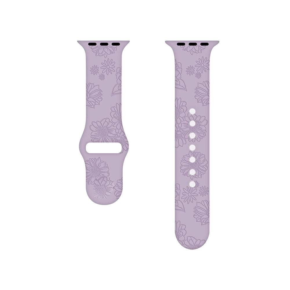Engraved Silicone Loop for Apple Watch - Vox Megastore