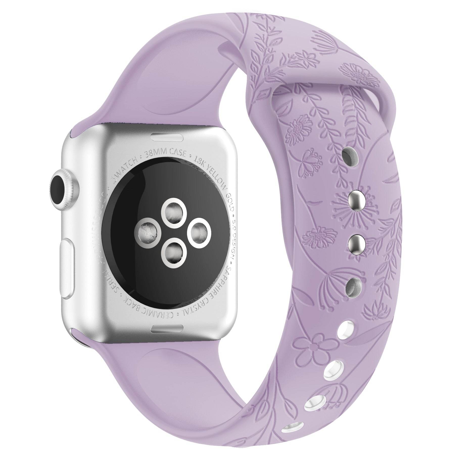 Engraved Silicone Loop for Apple Watch - Vox Megastore