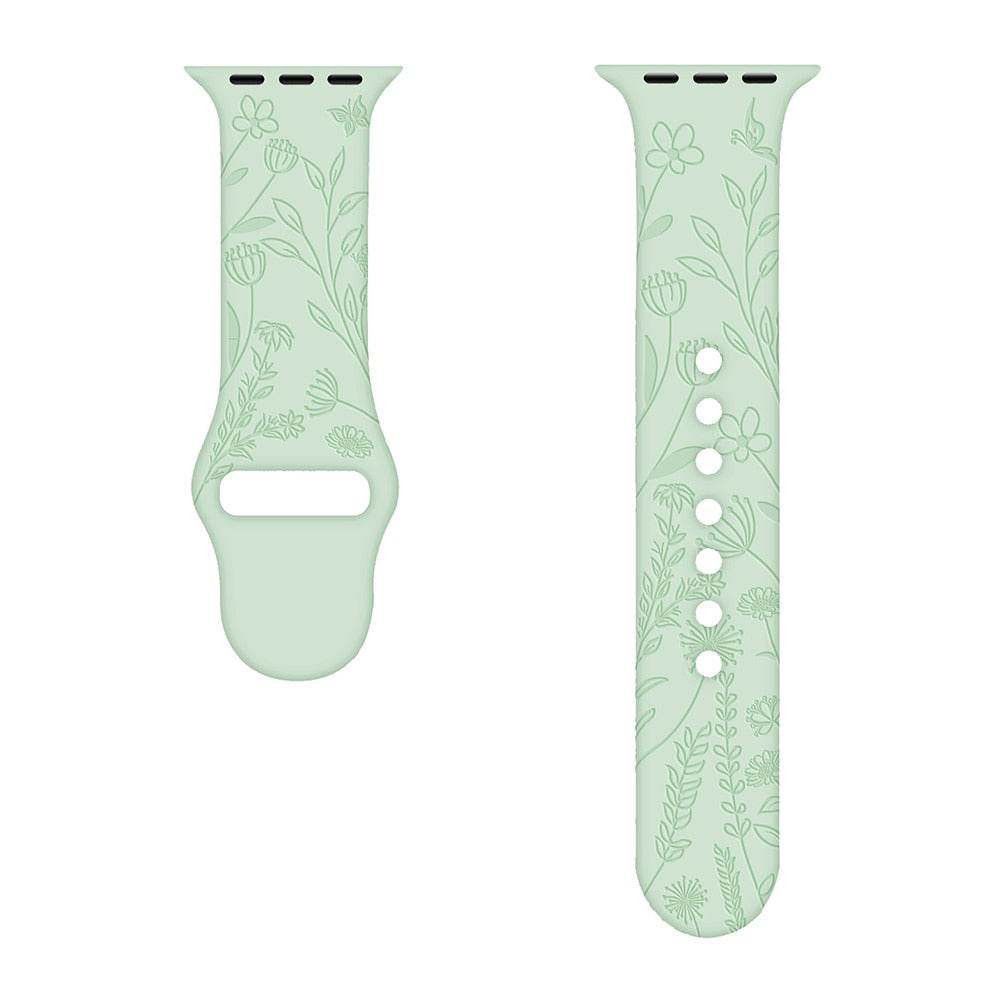 Engraved Silicone Loop for Apple Watch - Vox Megastore