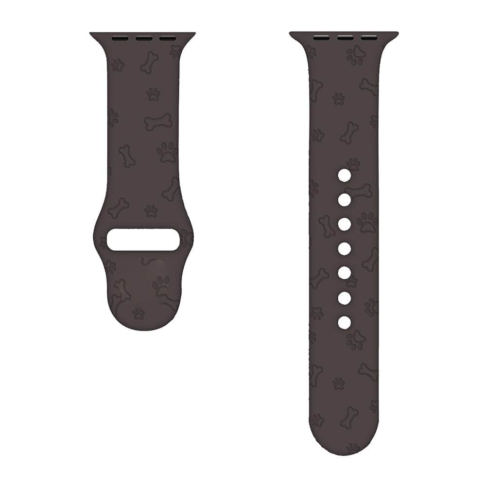 Engraved Silicone Loop for Apple Watch - Vox Megastore