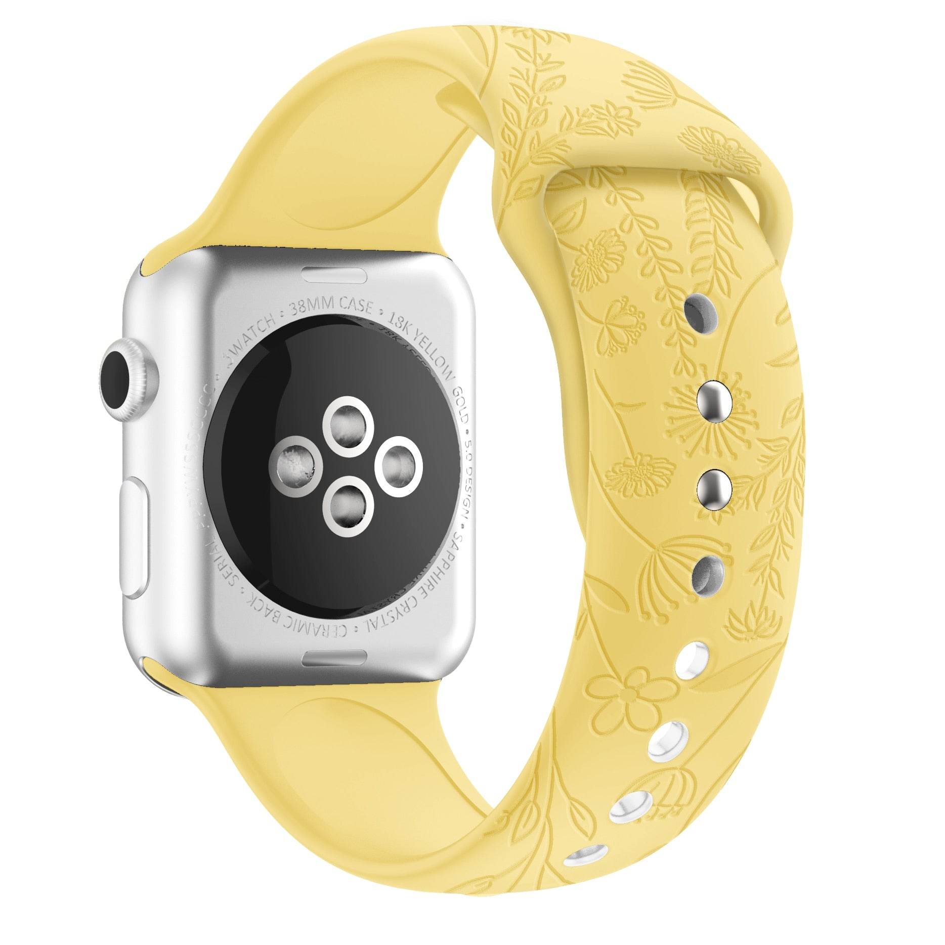 Engraved Silicone Loop for Apple Watch - Vox Megastore
