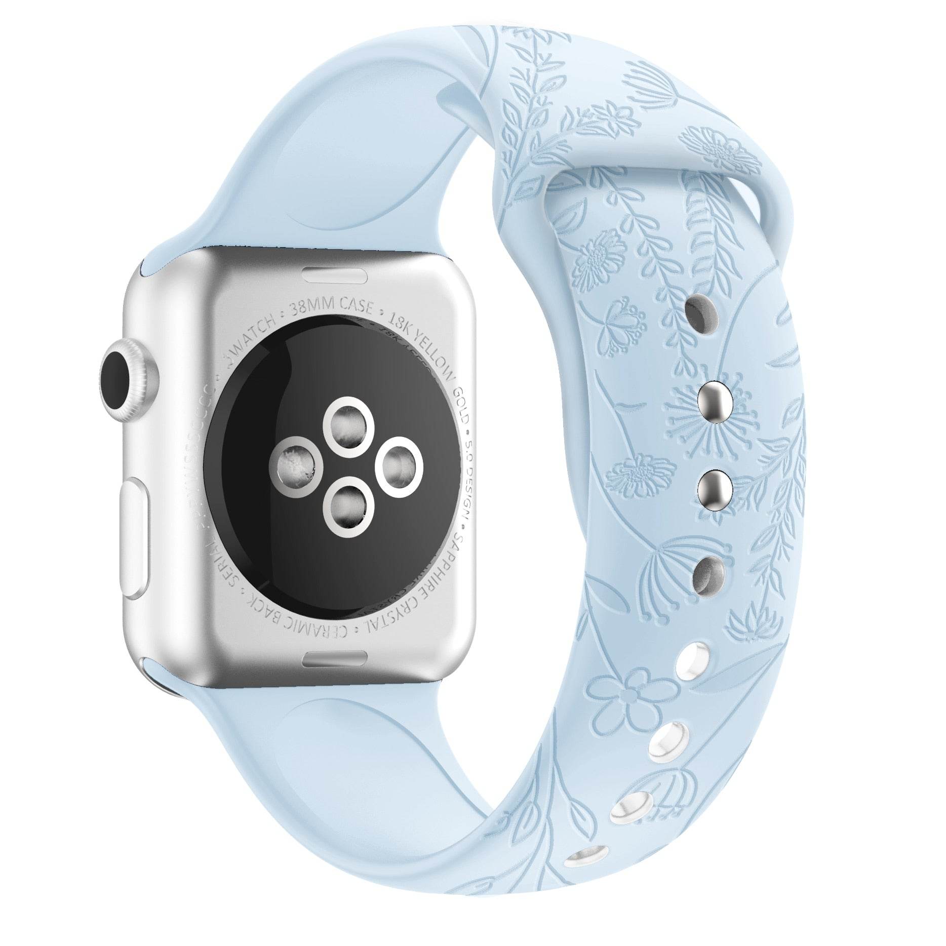 Engraved Silicone Loop for Apple Watch - Vox Megastore