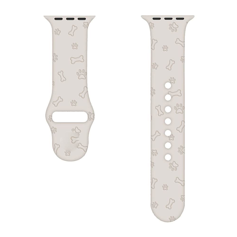 Engraved Silicone Loop for Apple Watch - Vox Megastore