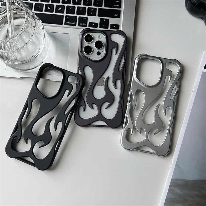 Matte Flame iPhone Case