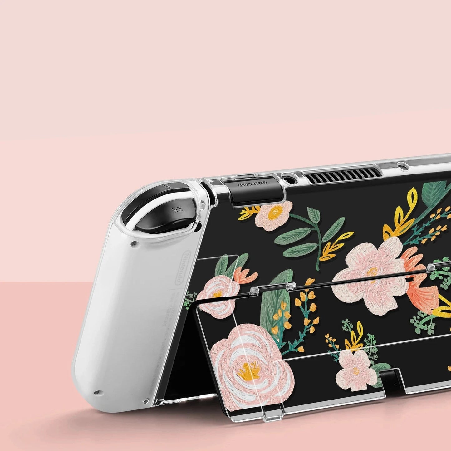 Floral Switch Case with Joystick Caps Vox Megastore