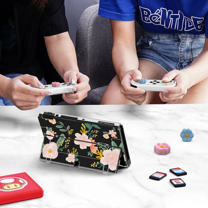 Floral Switch Case with Joystick Caps Vox Megastore