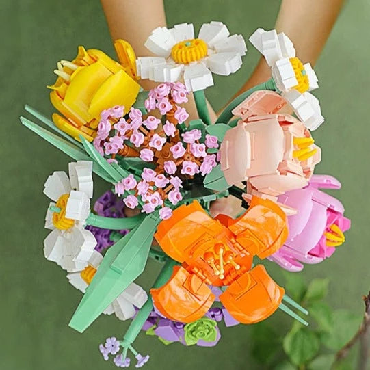 Flower Bouquet Building Block Set Vox Megastore