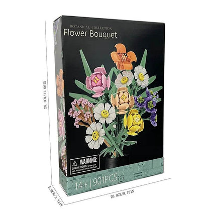 Flower Bouquet Building Block Set Vox Megastore