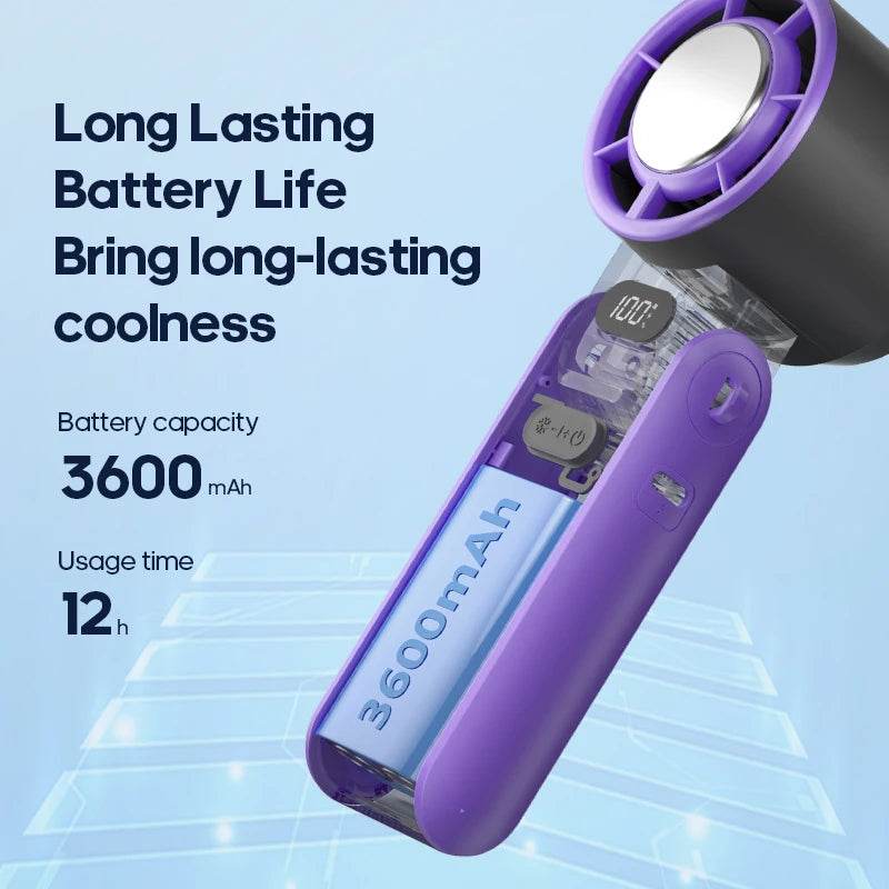 Foldable & Portable Mini Rechargeable Cooling Handheld Fan - Vox Megastore  