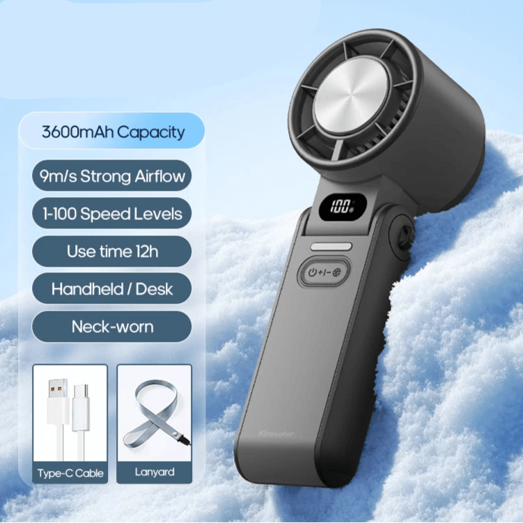 Foldable & Portable Mini Rechargeable Cooling Handheld Fan - Vox Megastore  