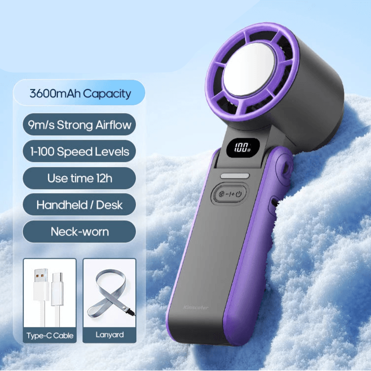 Foldable & Portable Mini Rechargeable Cooling Handheld Fan - Vox Megastore  