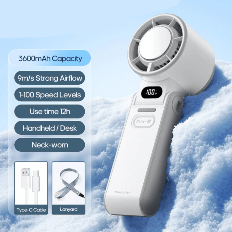 Foldable & Portable Mini Rechargeable Cooling Handheld Fan - Vox Megastore  