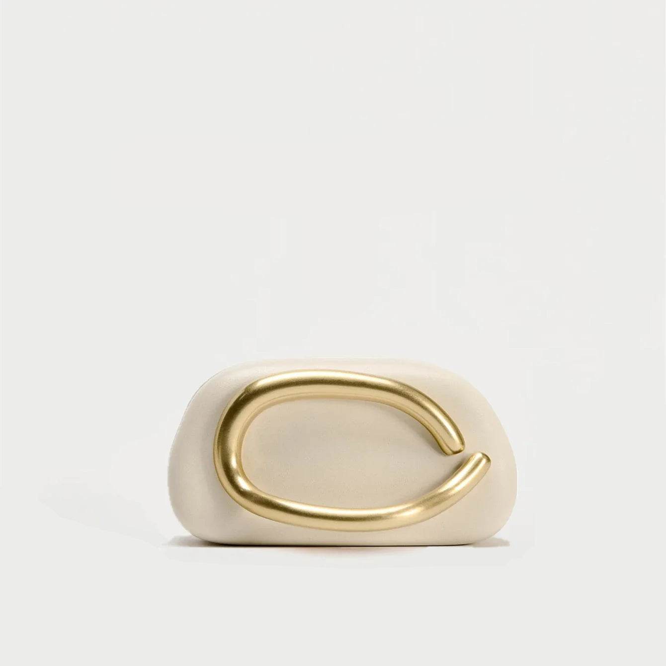 Gold Clasped Box Bag - Vox Megastore  