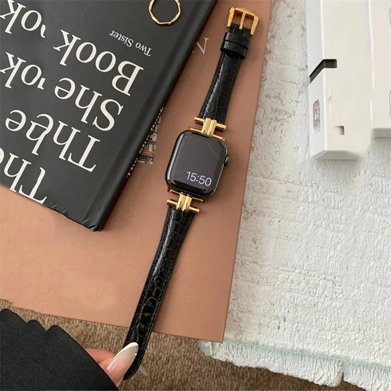 Halo Leather Strap for Apple Watch - Vox Megastore  