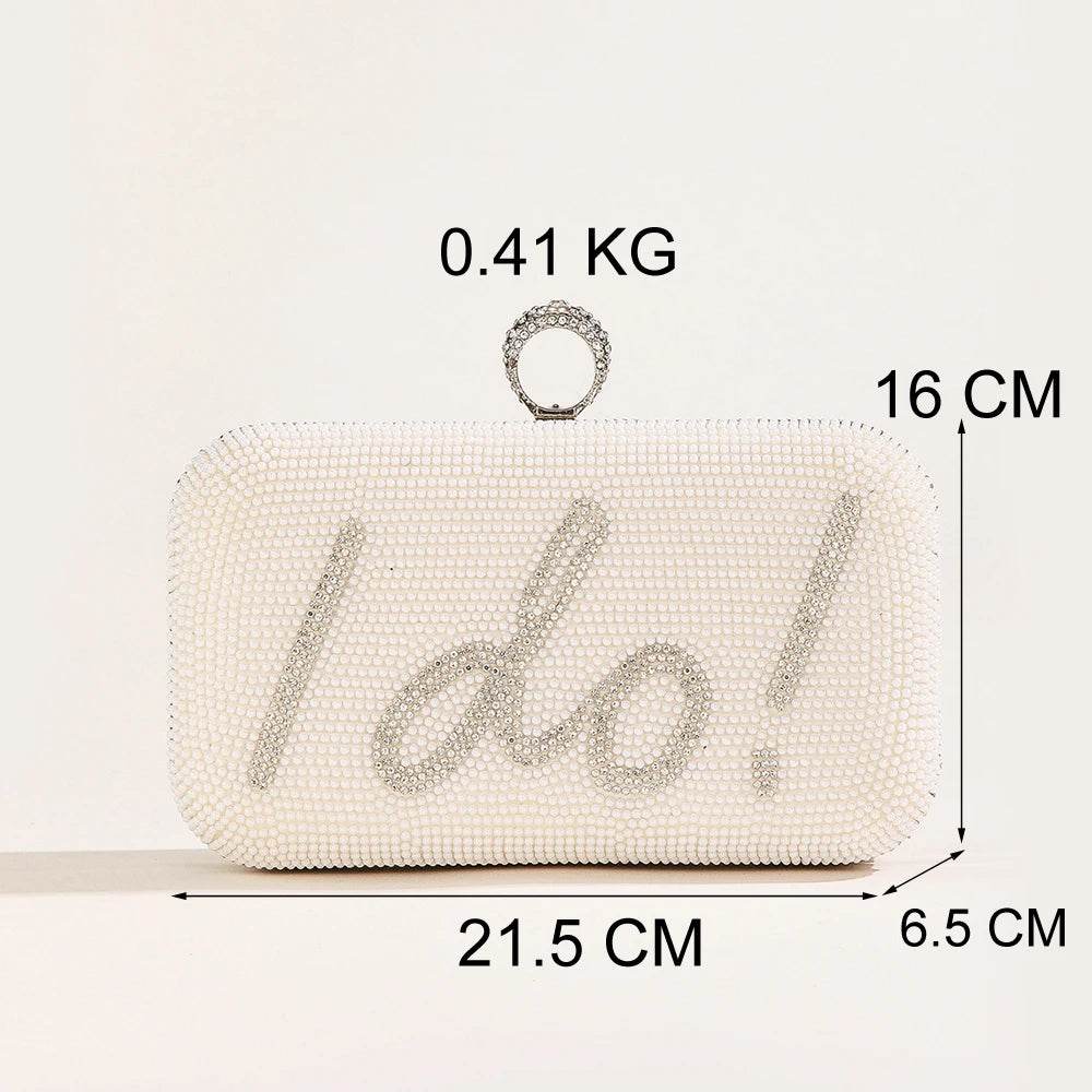 I Do Pearl Bridal Clutch - Vox Megastore  