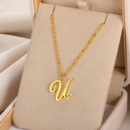 Initial Letter Necklace Vox Megastore