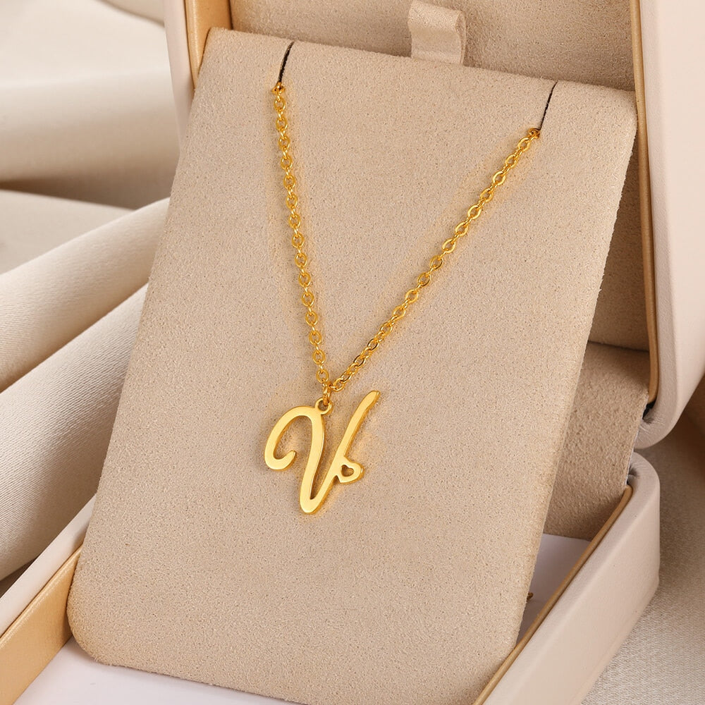 Initial Letter Necklace Vox Megastore