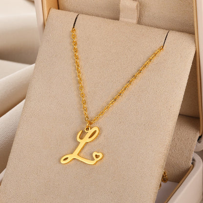 Initial Letter Necklace Vox Megastore