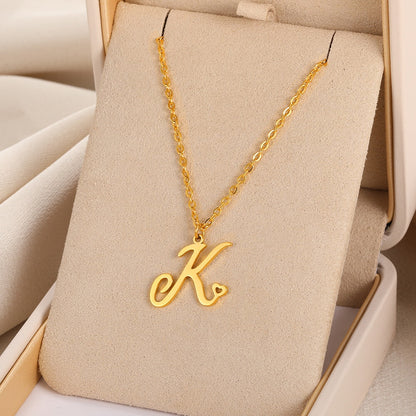 Initial Letter Necklace Vox Megastore