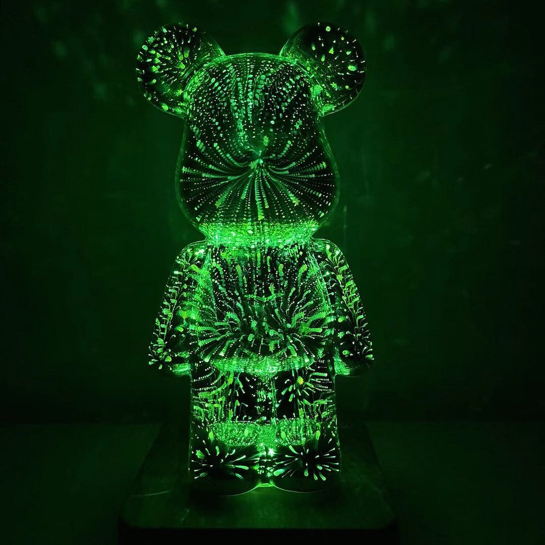 LED 3D Bear Firework Night Light Vox Megastore
