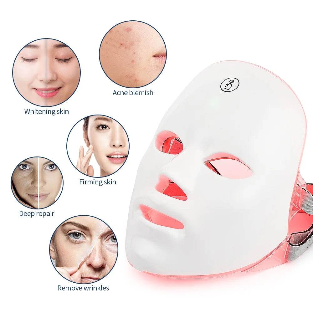 LED Face & Neck Phototherapy Mask - Vox Megastore  