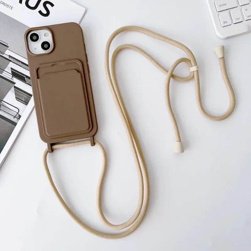 Lanyard iPhone Case With Card Holder Vox Megastore