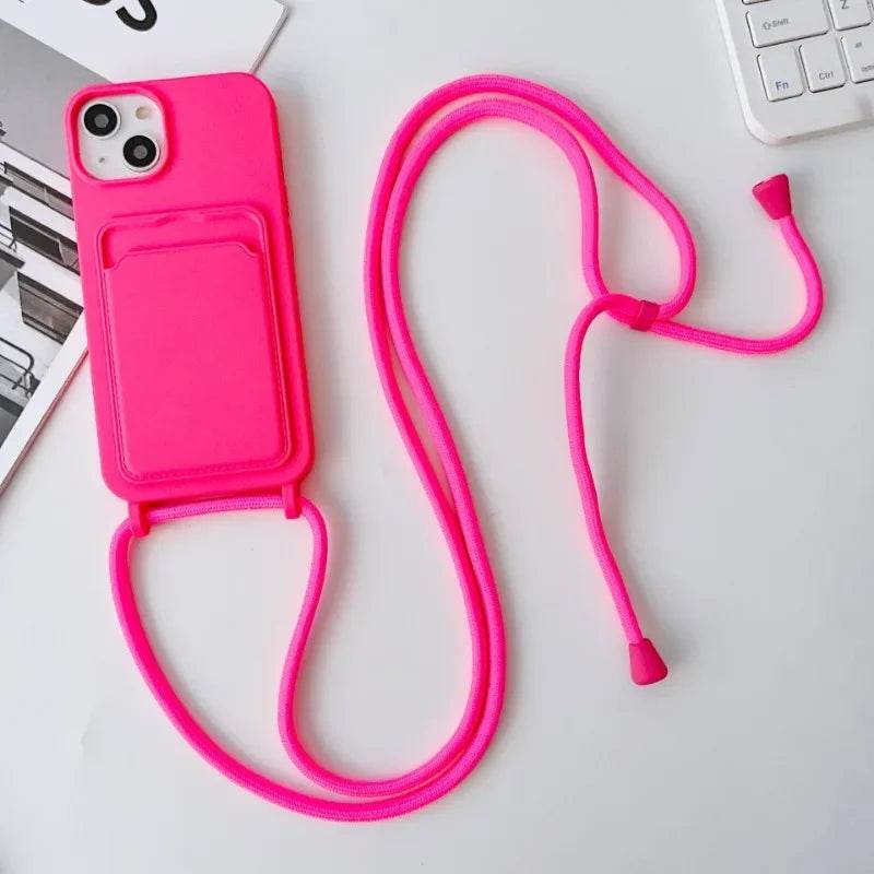 Lanyard iPhone Case With Card Holder Vox Megastore