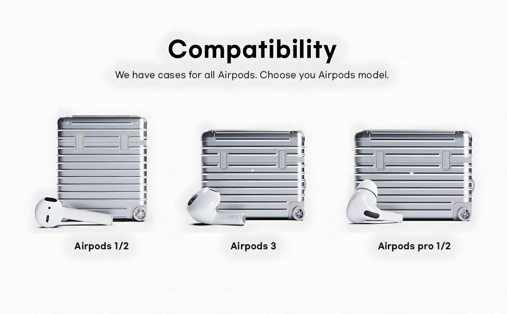 Luggage Suitcase AirPods Case Vox Megastore