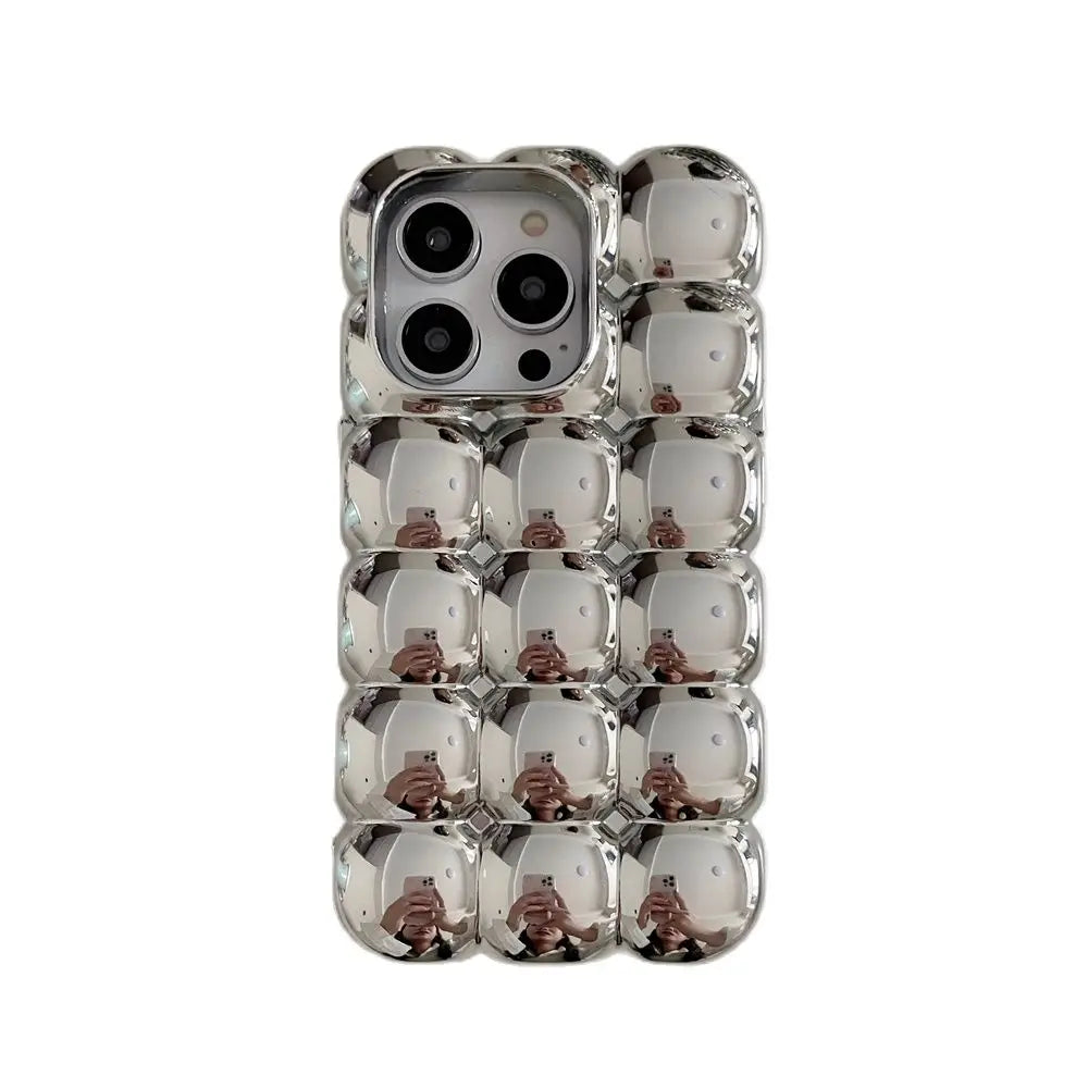 Luxury Stylish 3D Grid Bubble iPhone Case - Vox Megastore  