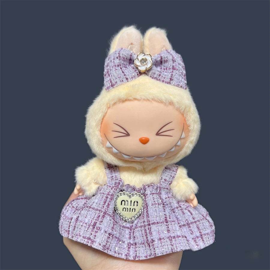 MIU MIIU Labubu Doll Clothes – Dress with Matching Hair Bow - Vox Megastore  