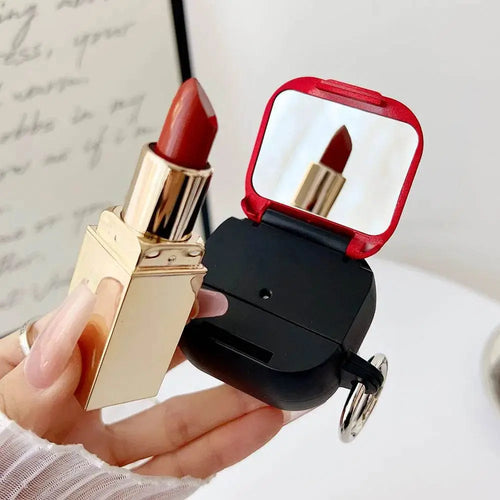 Makeup Mirror AirPods Case with Phone Stand Holder 💄 - Vox Megastore  