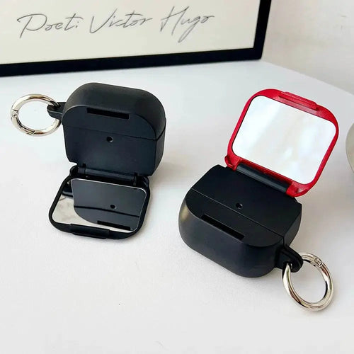 Makeup Mirror AirPods Case with Phone Stand Holder 💄 - Vox Megastore  