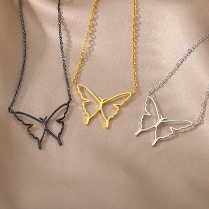 Minimalist Butterfly Necklace Vox Megastore