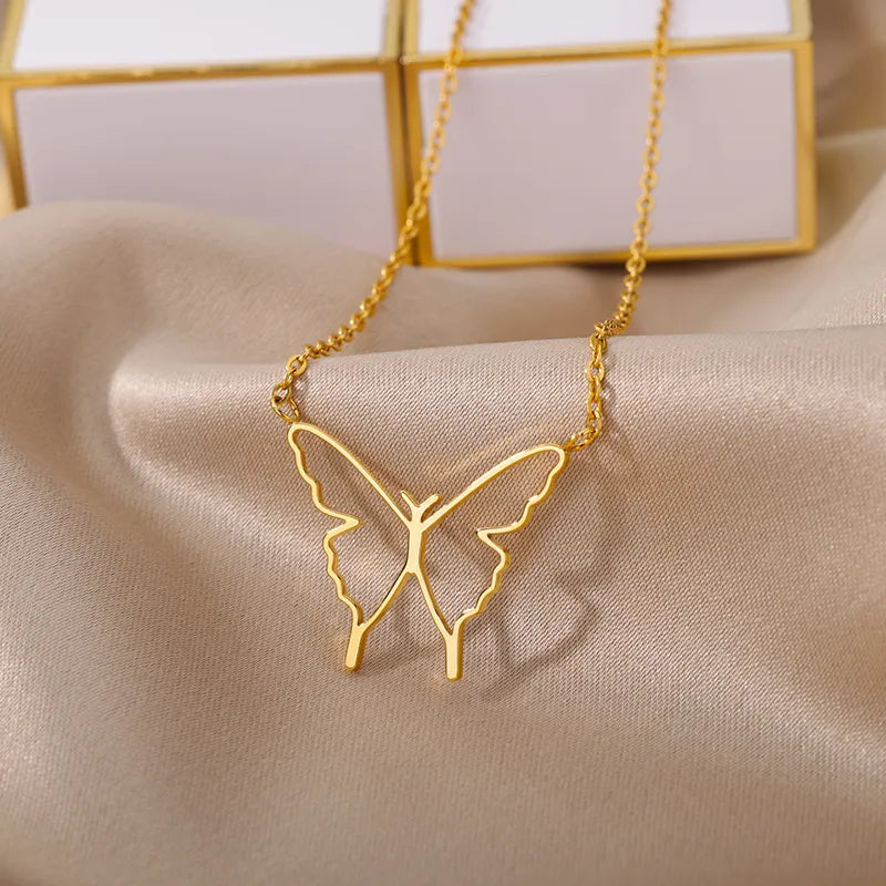 Minimalist Butterfly Necklace Vox Megastore