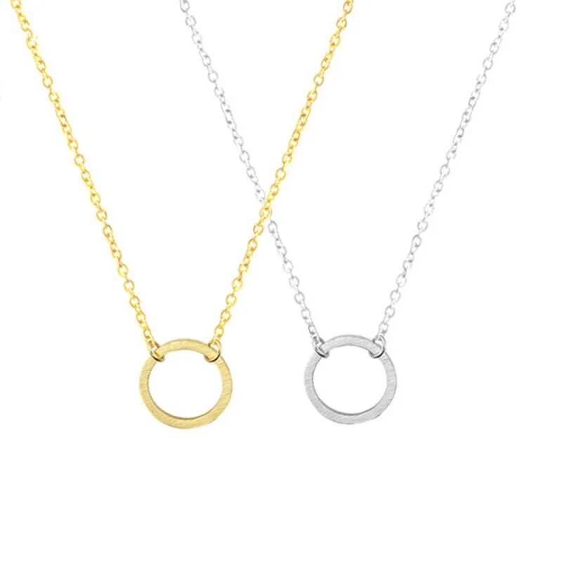 Minimalist Circle Necklace Vox Megastore