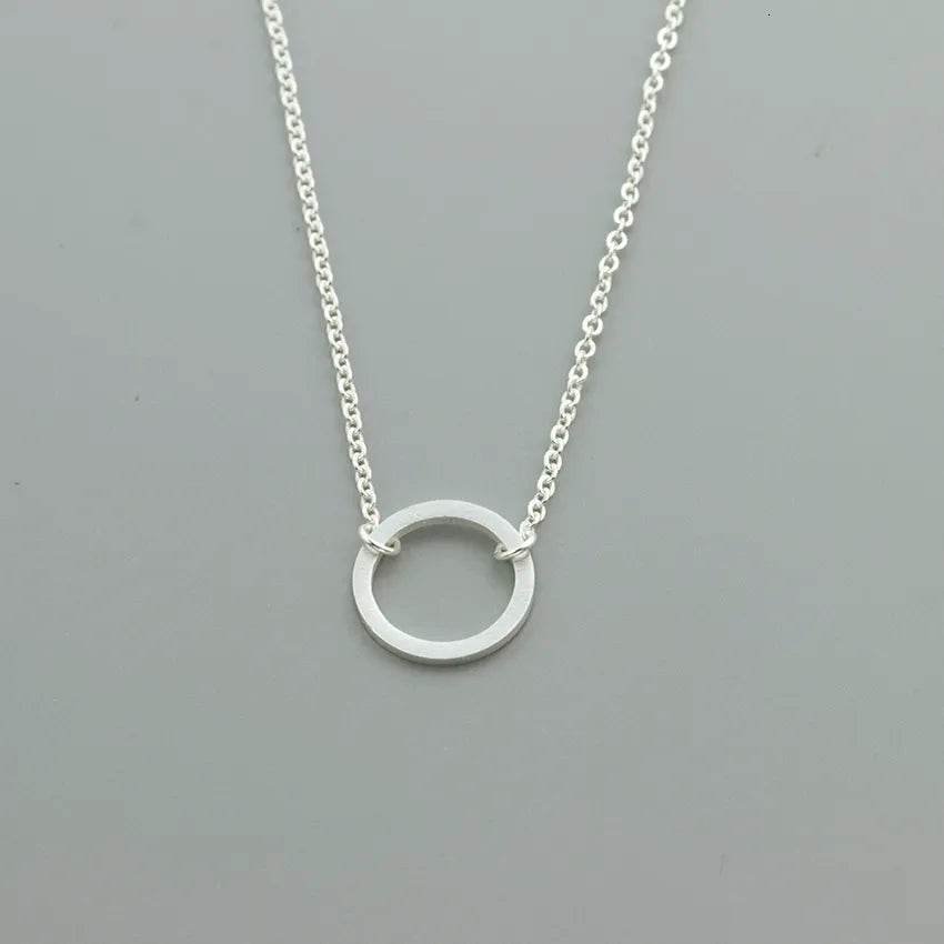 Minimalist Circle Necklace Vox Megastore