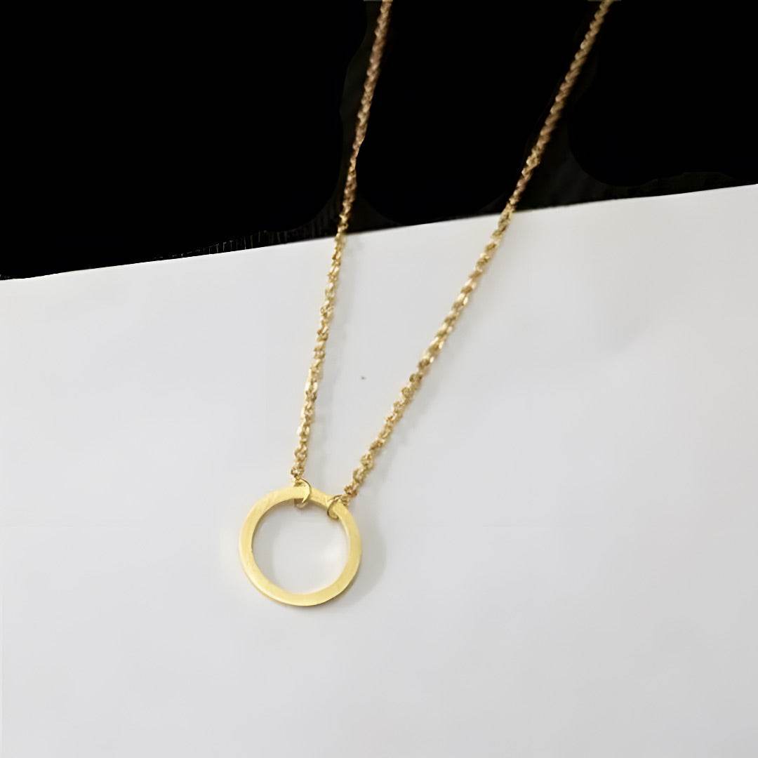 Minimalist Circle Necklace Vox Megastore
