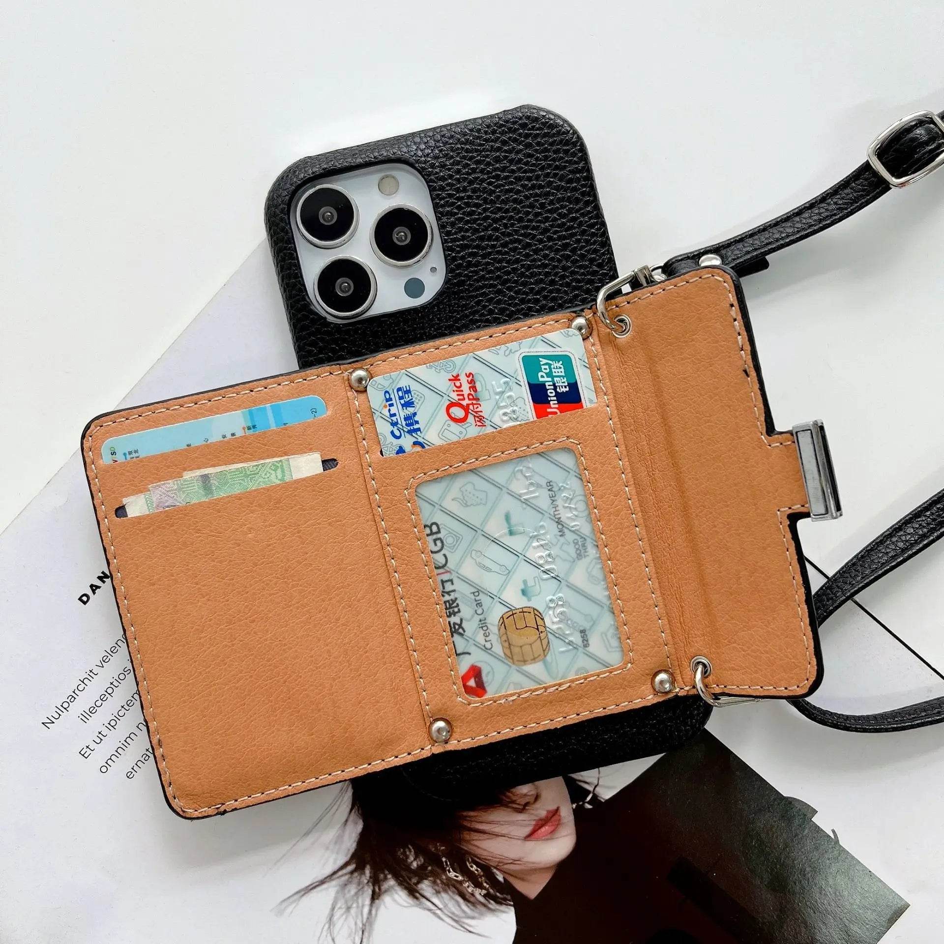Pastel Crossbody H Wallet iPhone Case Vox Megastore