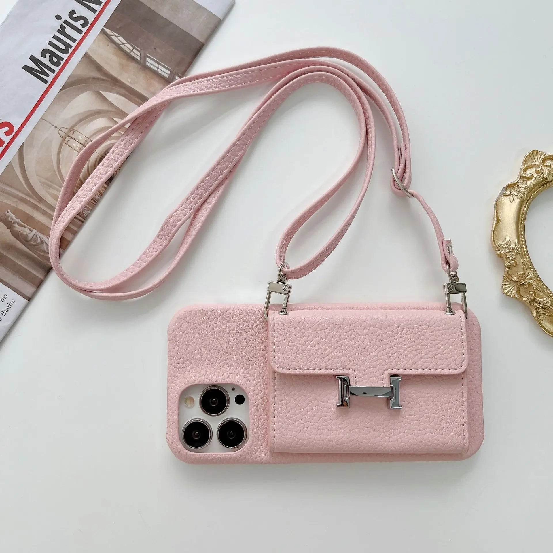 Pastel Crossbody H Wallet iPhone Case Vox Megastore